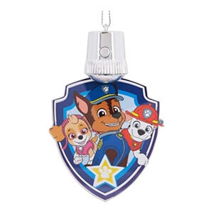 Hallmark Christmas Ornament Paw Patrol Chase, Skye, Marshall  with Light NWT